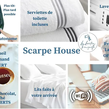 Scarpe House - Garage - Jardin - Wifi - Vakantiehuis *